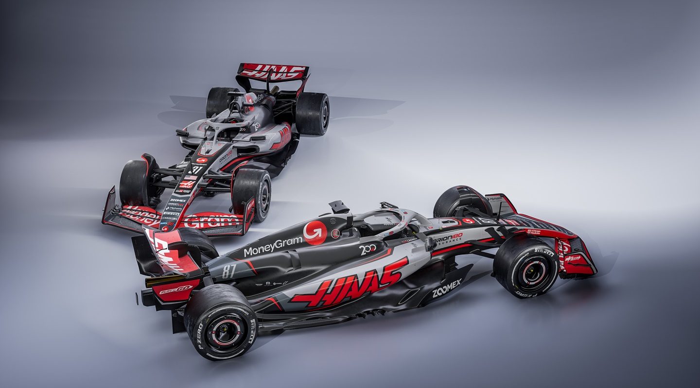 Haas F1 Celebra su Gran Premio Número 200 con Decoración Retro y Mirada al Futuro Tecnológico